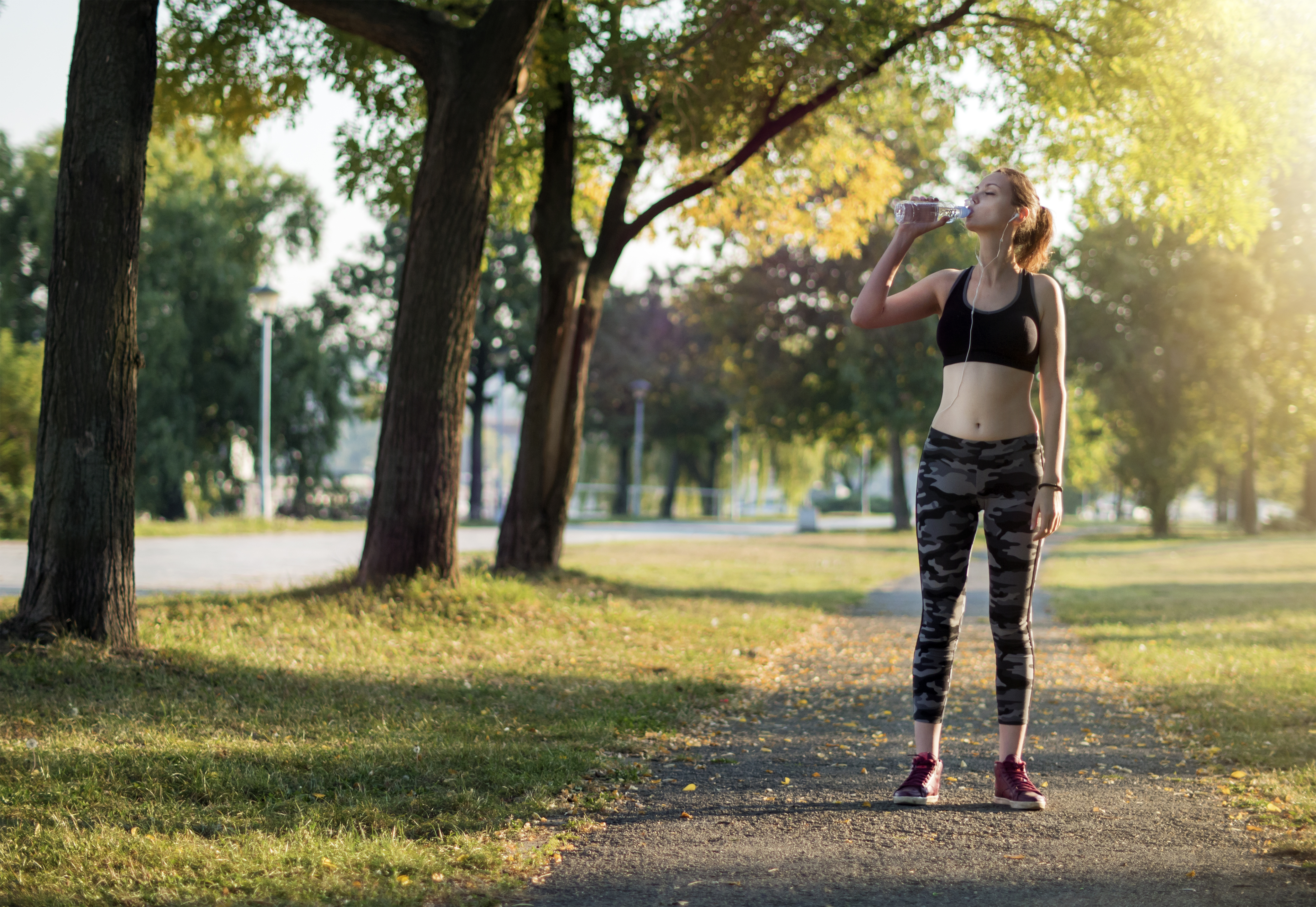 Exercising safely in hot weather conditions